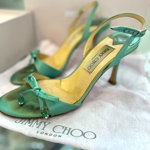 Jimmy Choo Klint Mint Green Sandals
